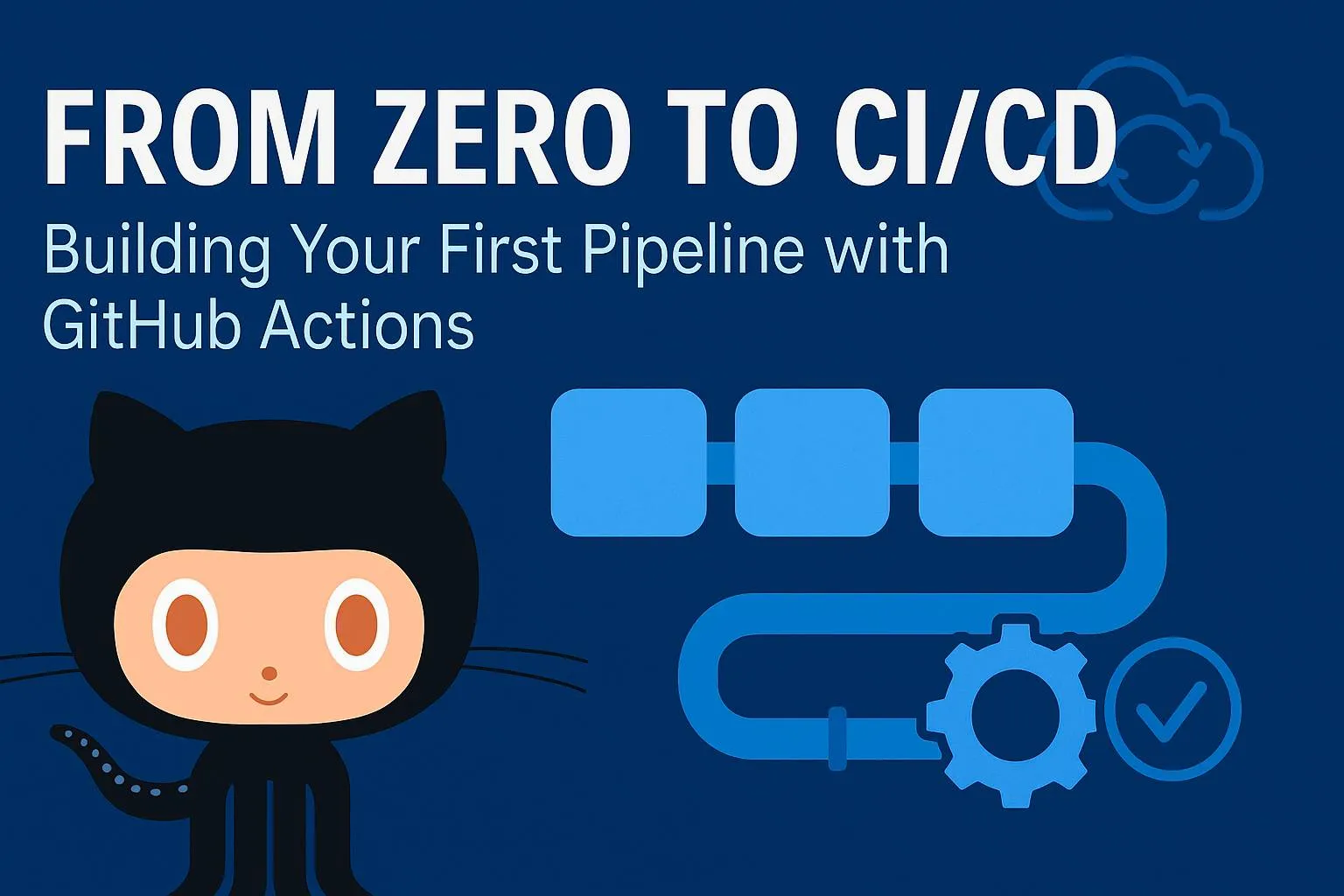 Cover image for: From Zero to CI/CD: Building Your First Pipeline with GitHub Actions