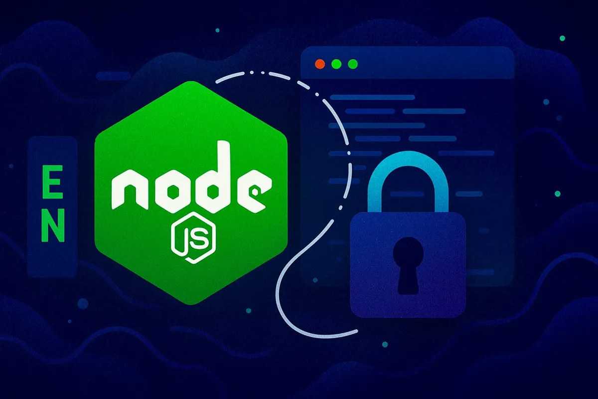 Cover image for: How to Use Environment Variables Securely in Node.js