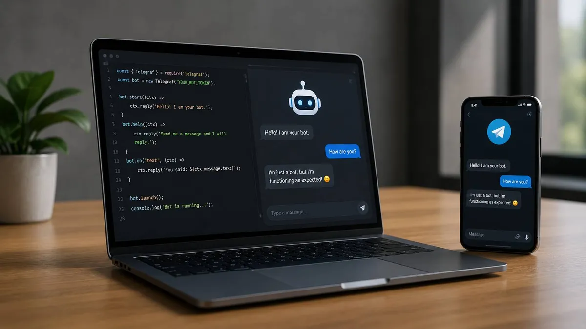 Cover image for: How to Build a Telegram Bot with Node.js (Beginner Tutorial)