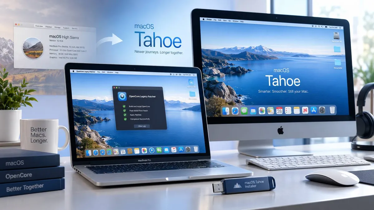 Cover image for: How to Install the Latest macOS on an Unsupported Mac Using OpenCore Legacy Patcher (2026)